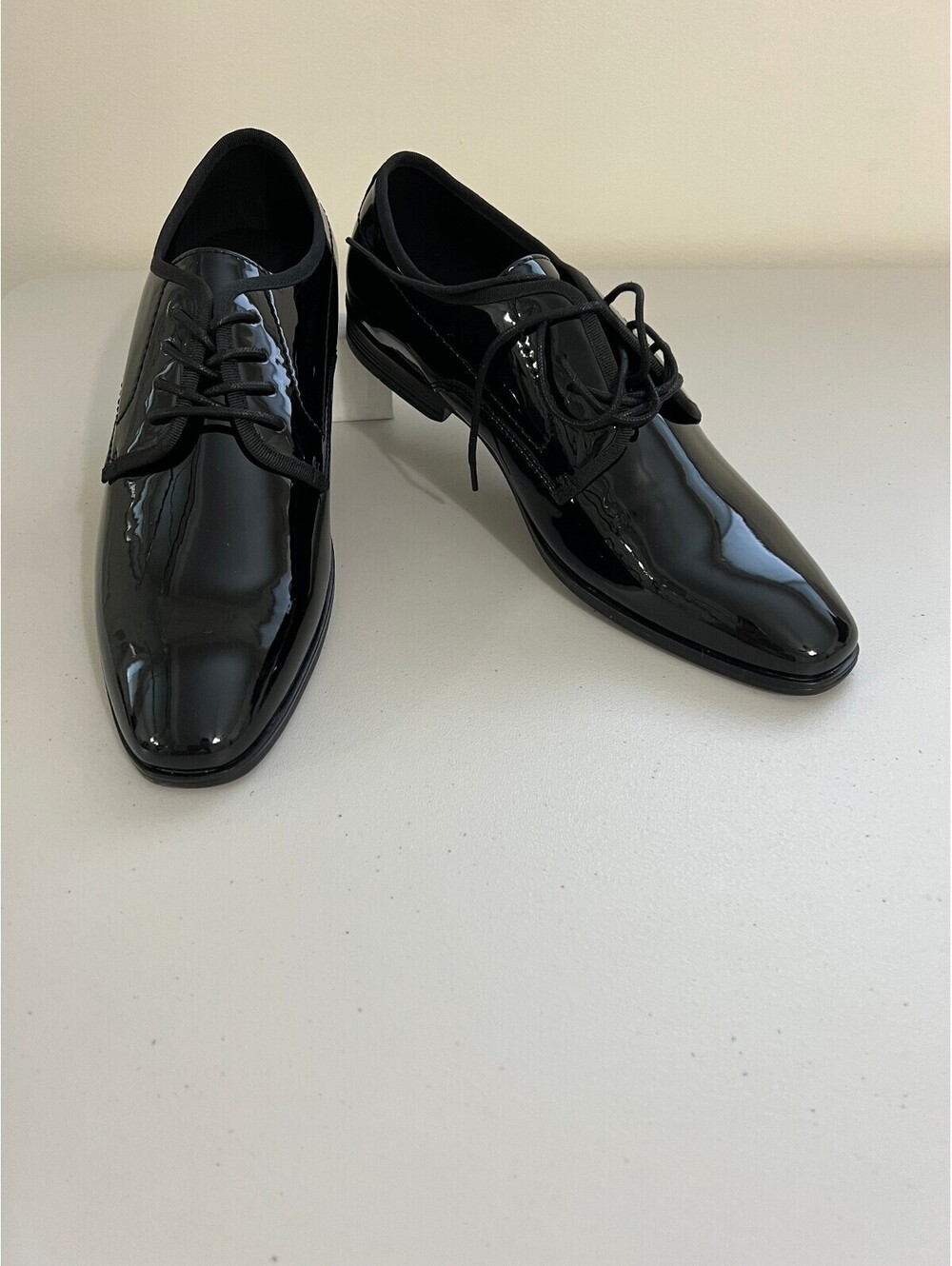Alfani Men's Warner Patent Lace-up Oxfords, Black